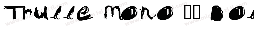 Trulle Mono 74 Bold字体转换